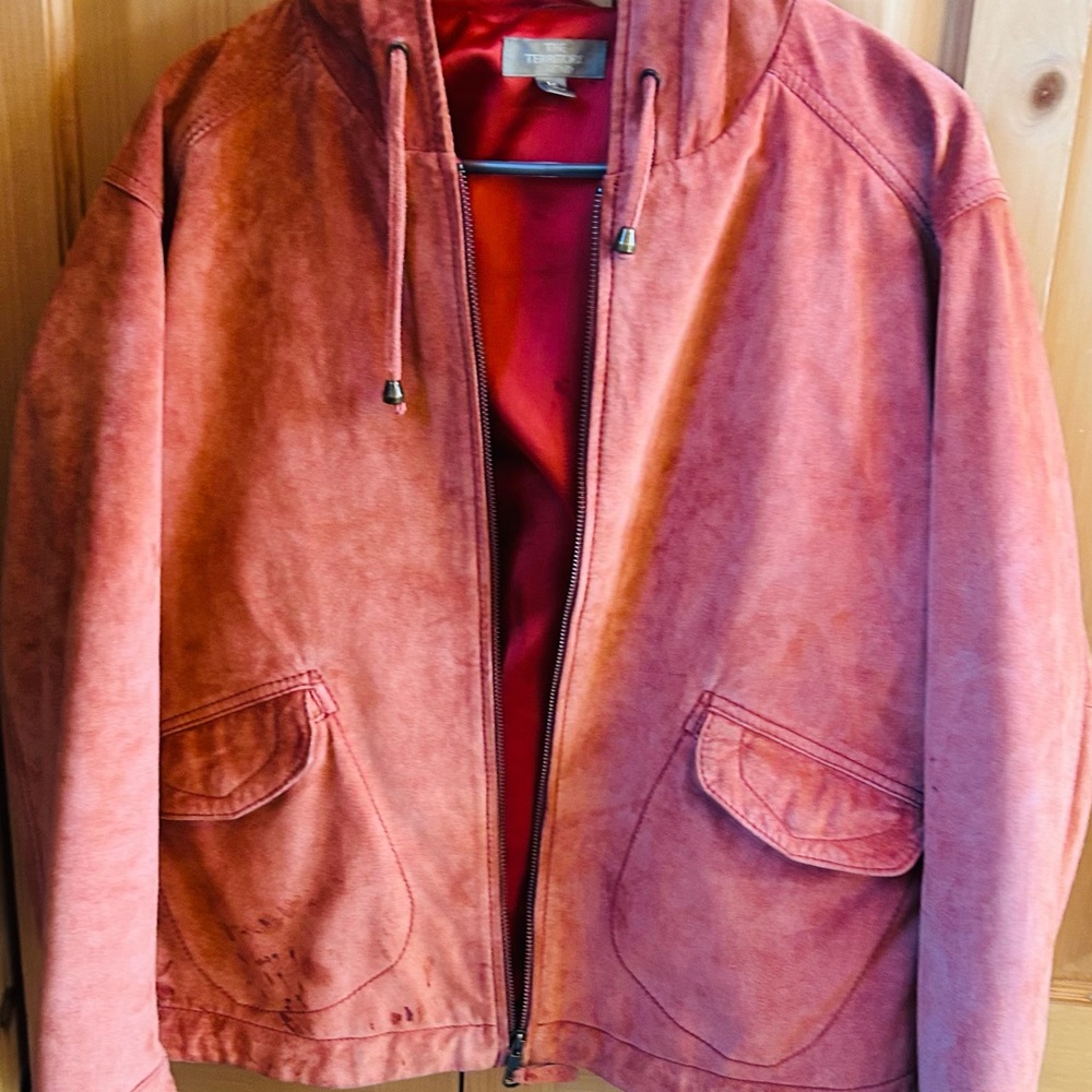 Women's Utility Jacket in Rust by Territory Ahead